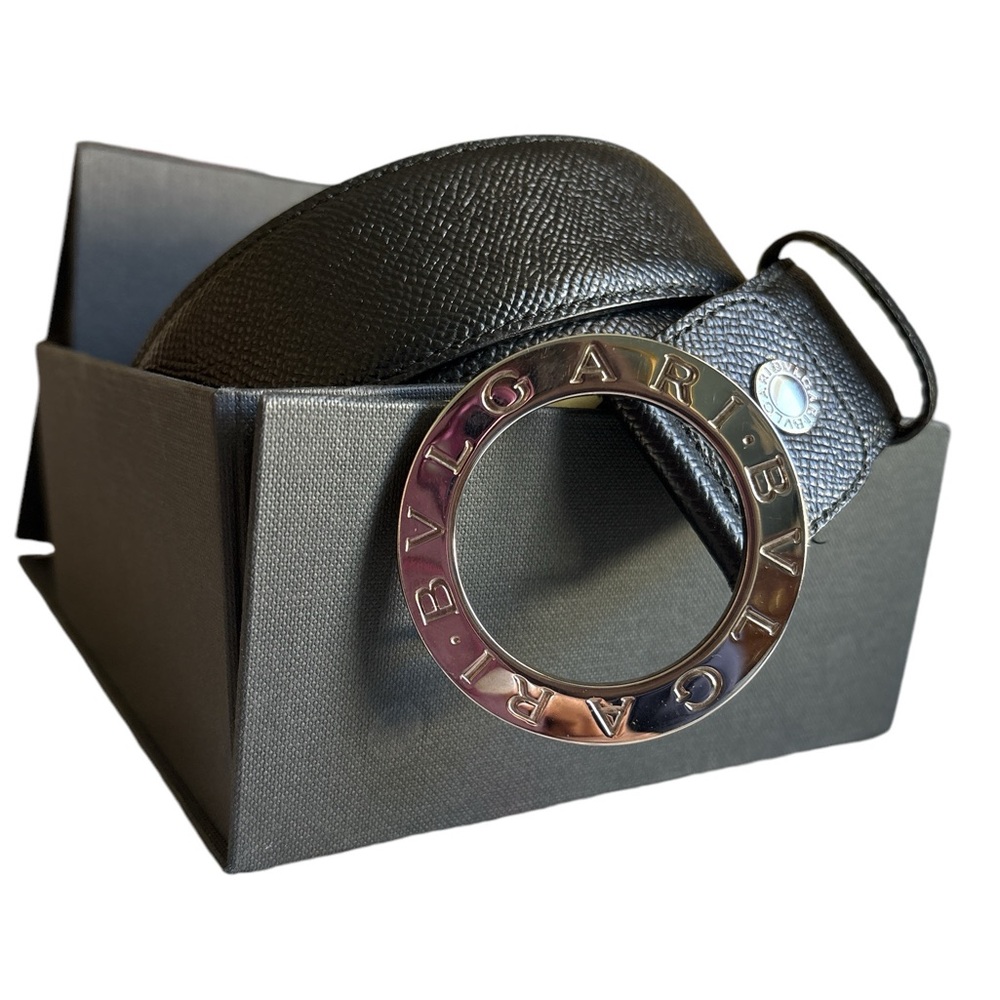Bulgari leather belt